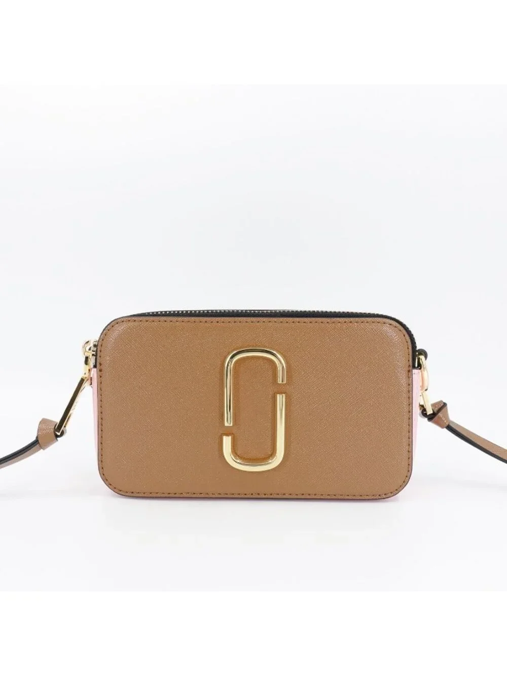 Marc Jacobs Snapshot Camera Bag in Saffiano Leather Brown OS